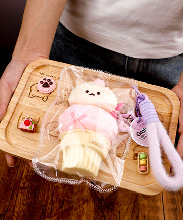 Feel-Good Stress Relief Silicone Squishy - Strawberry Ice Cream